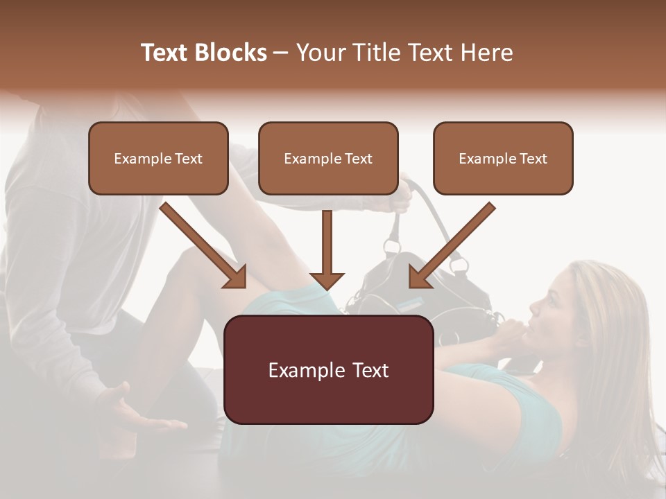 Feet Purse Knockout PowerPoint Template