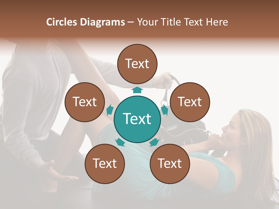 Feet Purse Knockout PowerPoint Template