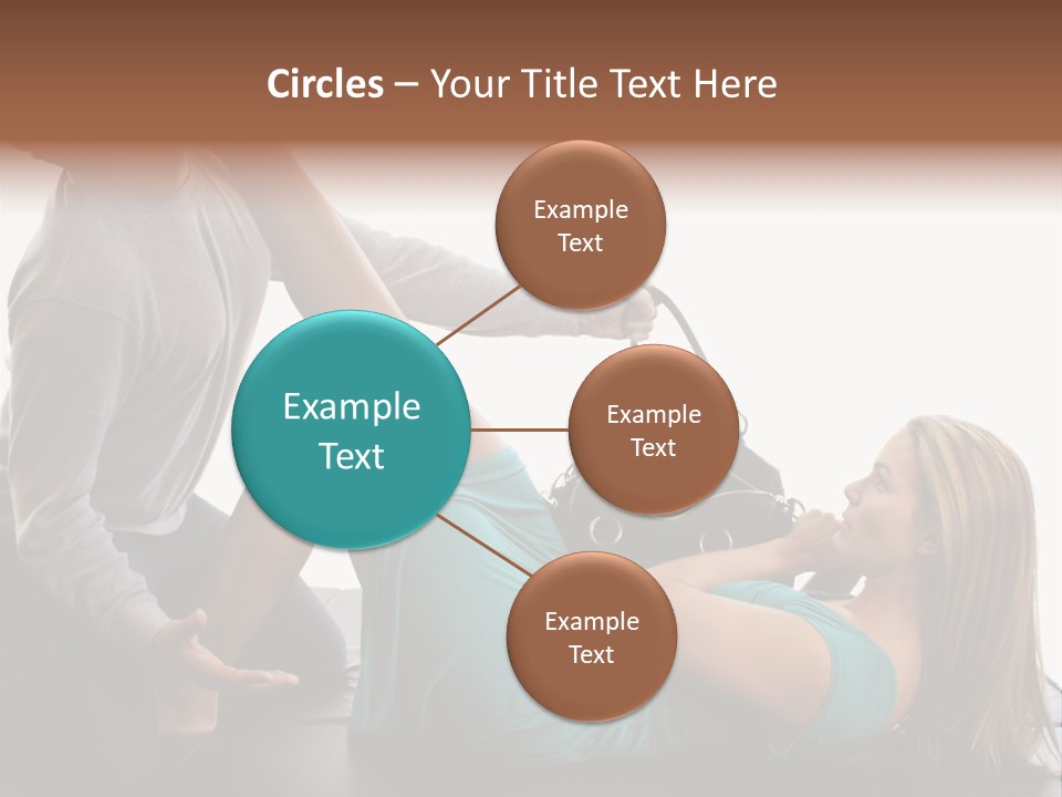 Feet Purse Knockout PowerPoint Template