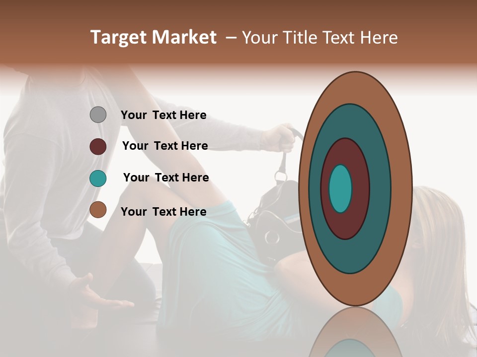 Feet Purse Knockout PowerPoint Template