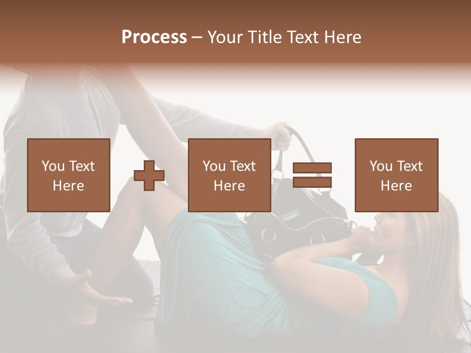 Feet Purse Knockout PowerPoint Template