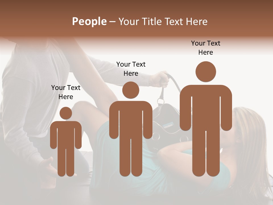 Feet Purse Knockout PowerPoint Template