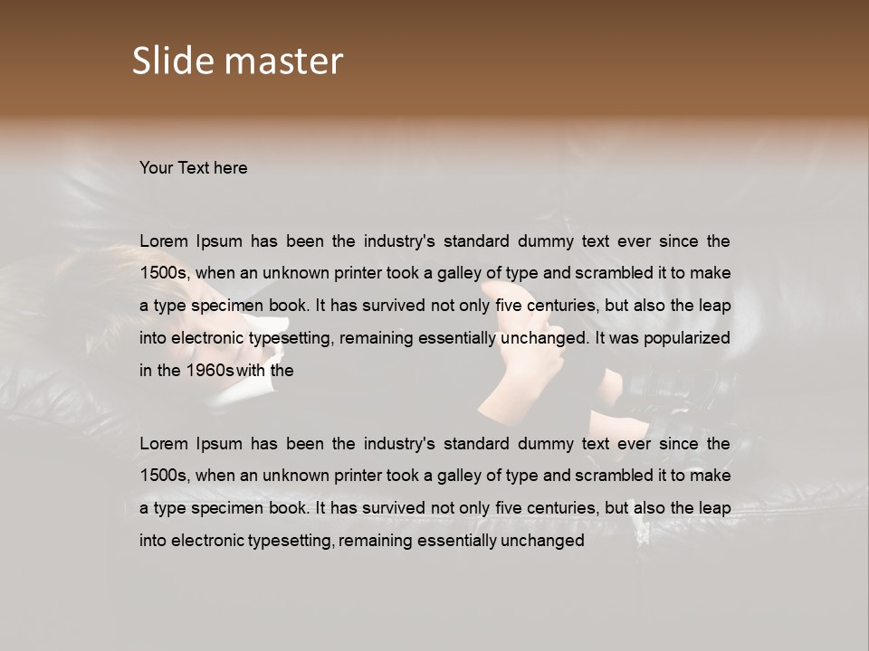 Boy Uncertain Bullied PowerPoint Template