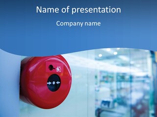 Building Fire Cover PowerPoint Template