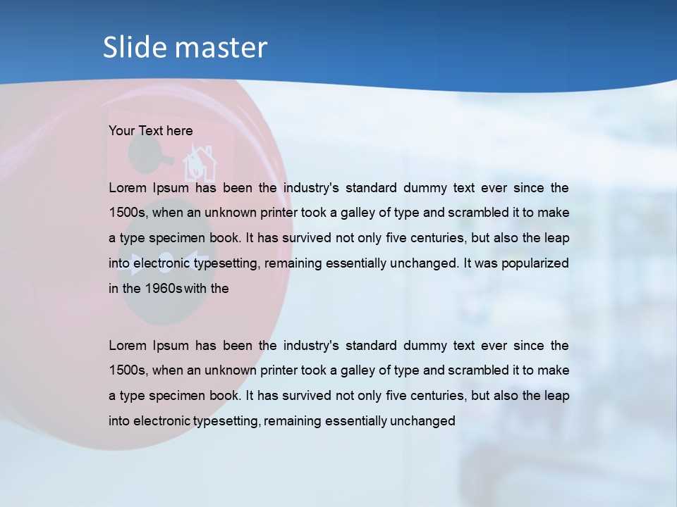 Building Fire Cover PowerPoint Template