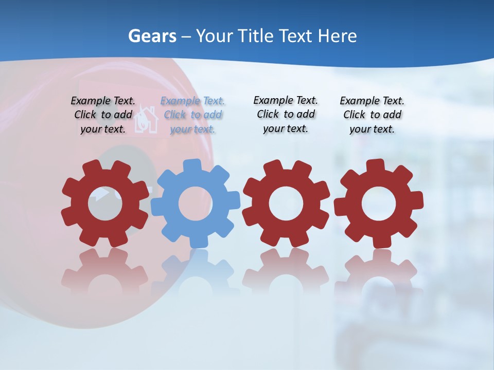 Building Fire Cover PowerPoint Template