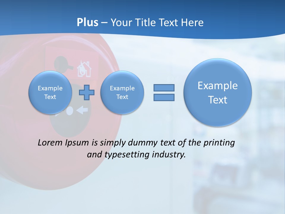 Building Fire Cover PowerPoint Template