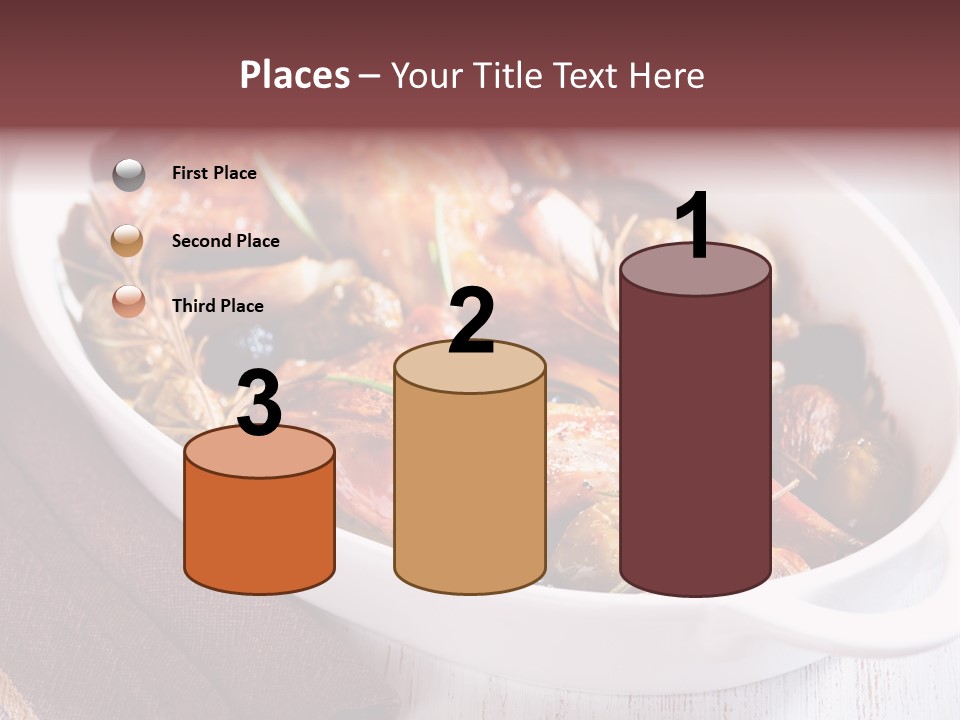 Dish Meat Close Up PowerPoint Template