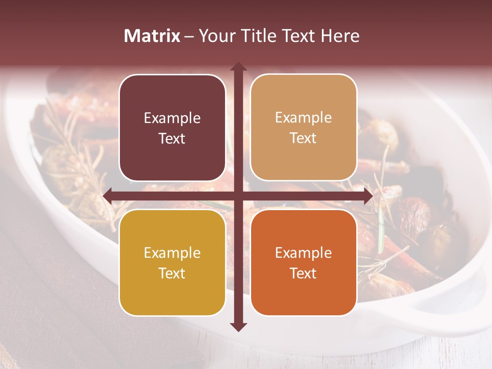 Dish Meat Close Up PowerPoint Template