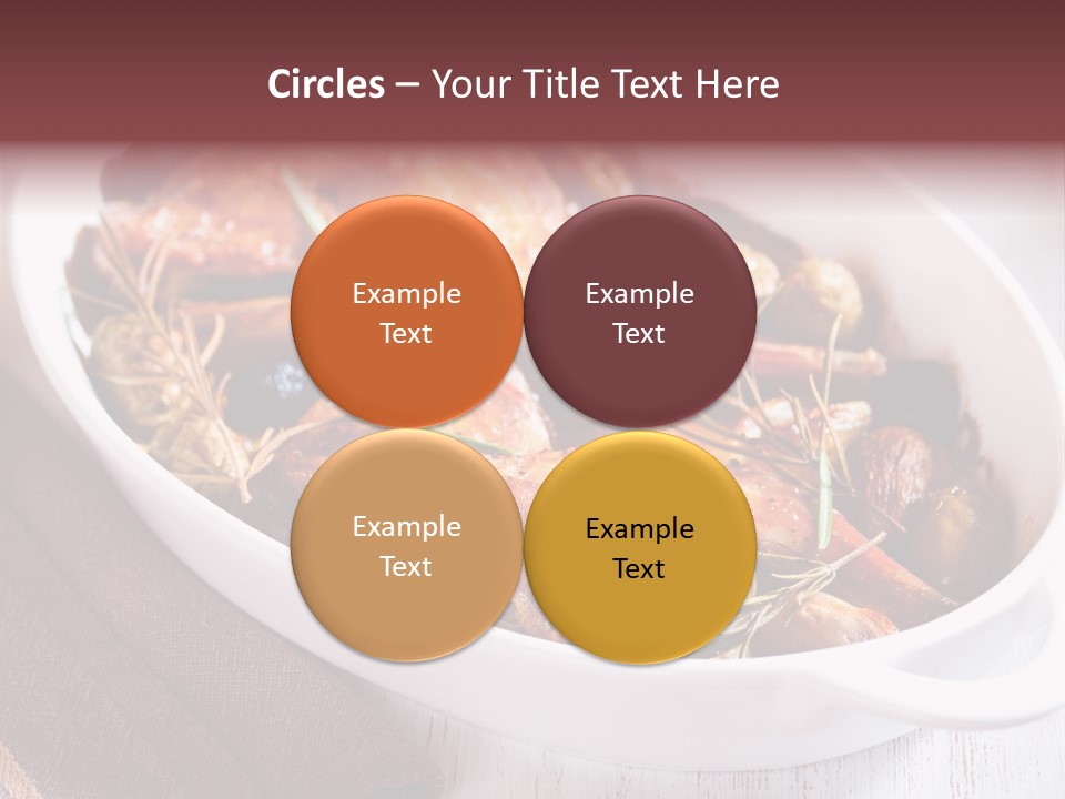 Dish Meat Close Up PowerPoint Template