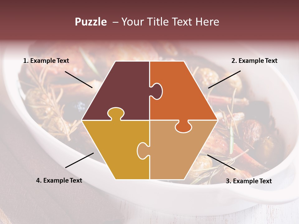 Dish Meat Close Up PowerPoint Template