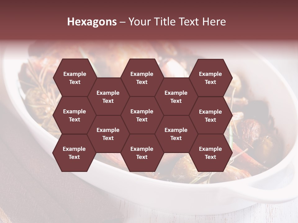 Dish Meat Close Up PowerPoint Template