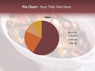 Dish Meat Close Up PowerPoint Template