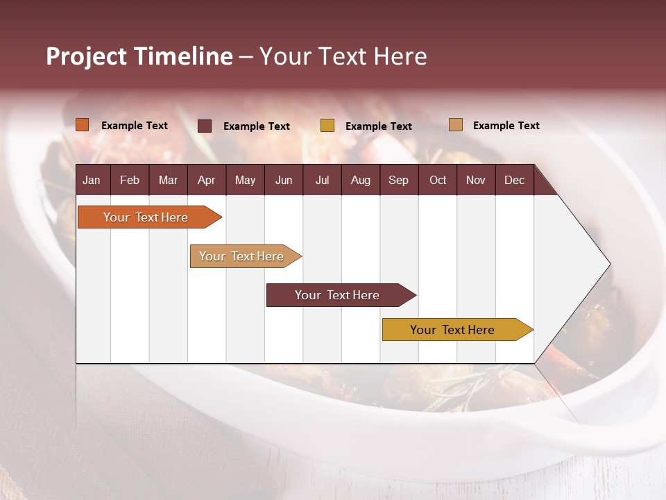 Dish Meat Close Up PowerPoint Template