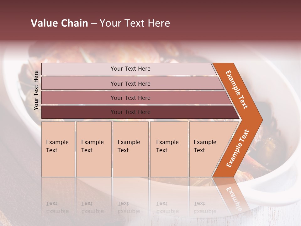 Dish Meat Close Up PowerPoint Template