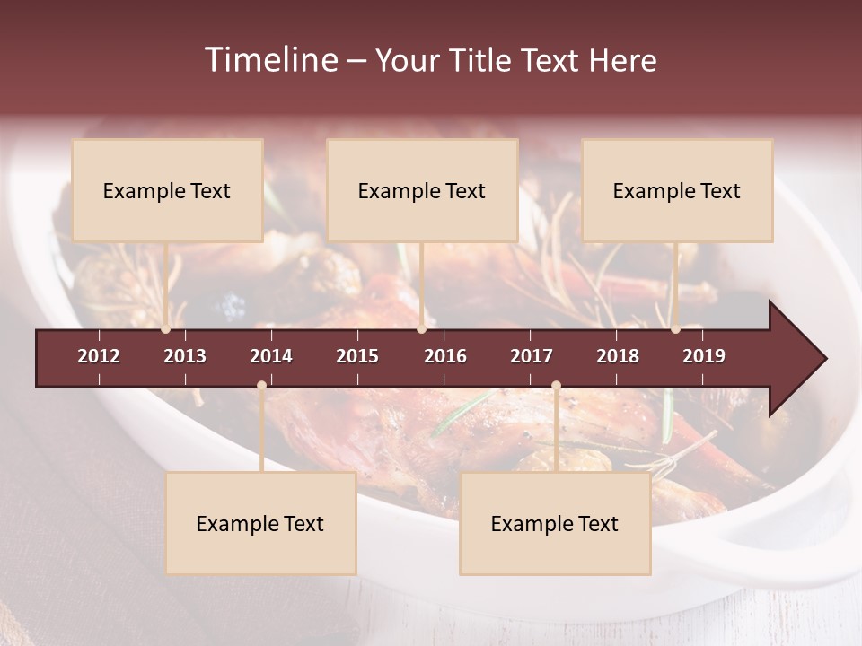 Dish Meat Close Up PowerPoint Template