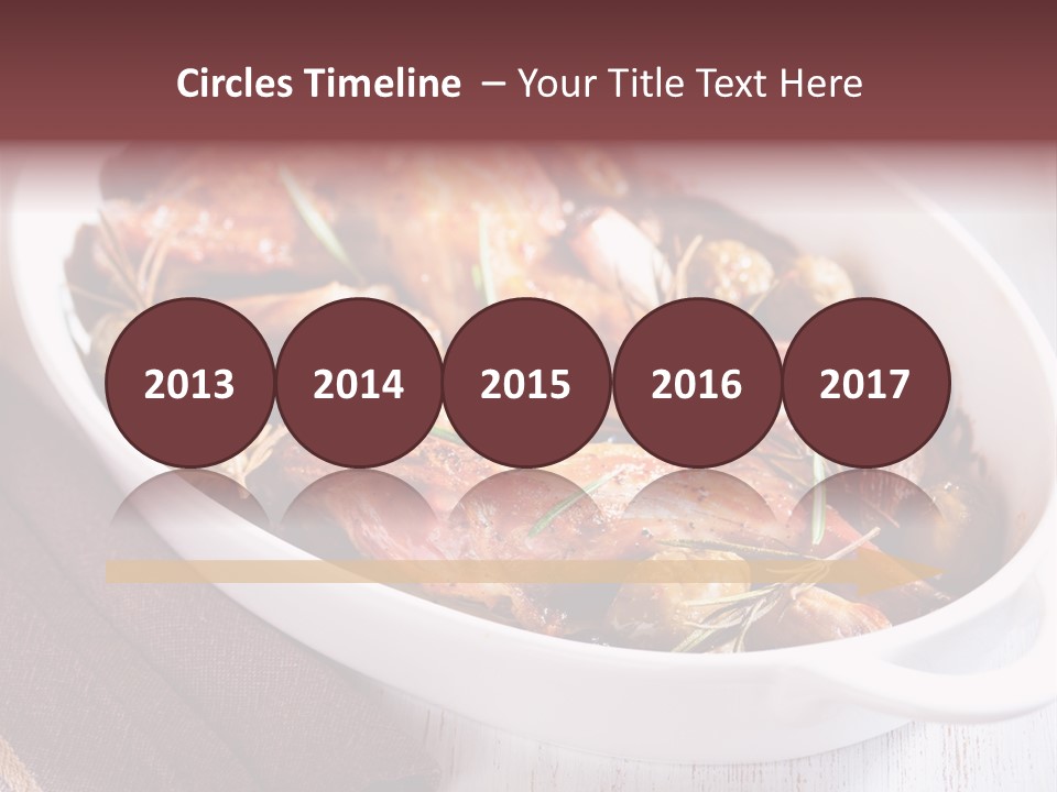 Dish Meat Close Up PowerPoint Template