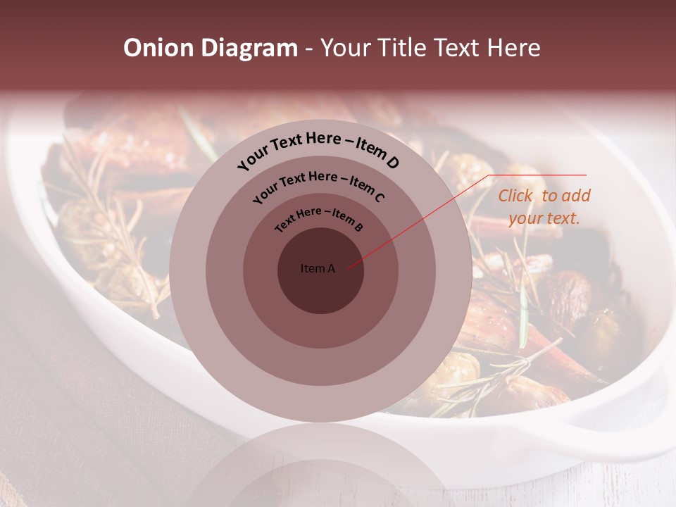Dish Meat Close Up PowerPoint Template