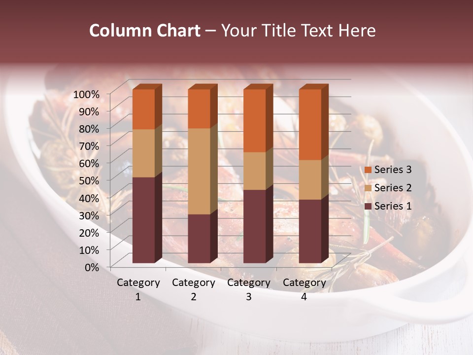 Dish Meat Close Up PowerPoint Template