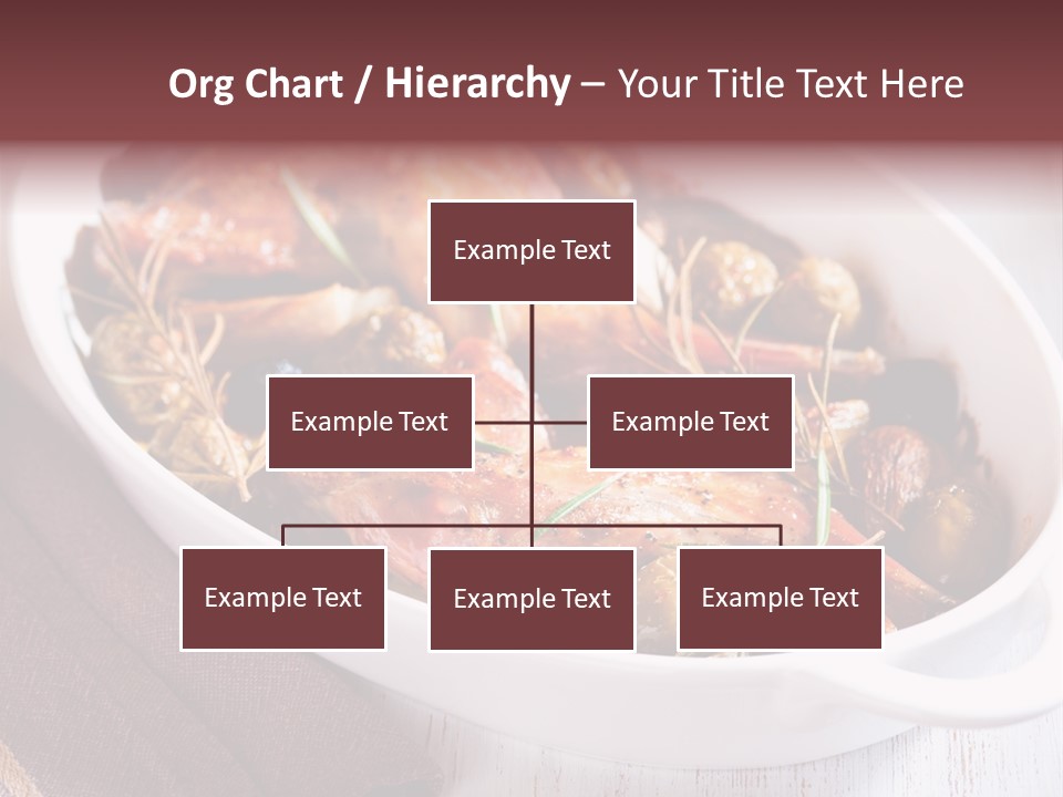 Dish Meat Close Up PowerPoint Template