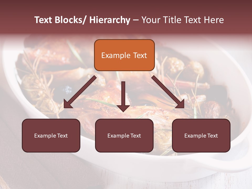 Dish Meat Close Up PowerPoint Template