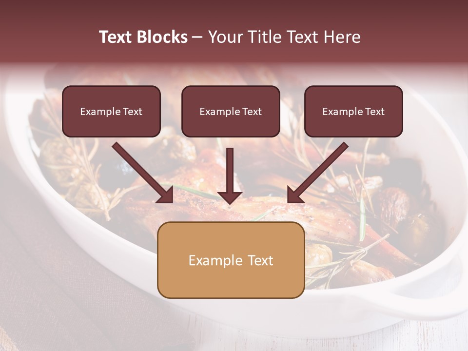 Dish Meat Close Up PowerPoint Template