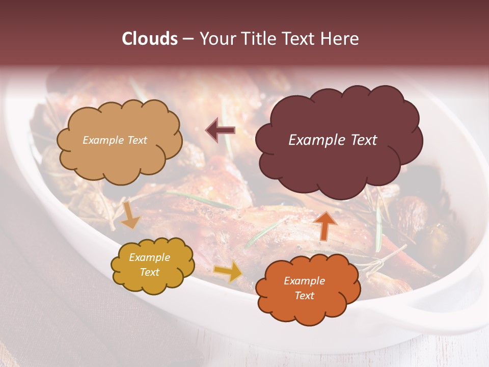 Dish Meat Close Up PowerPoint Template