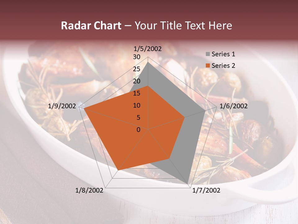 Dish Meat Close Up PowerPoint Template