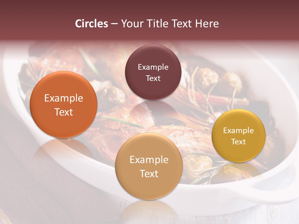 Dish Meat Close Up PowerPoint Template