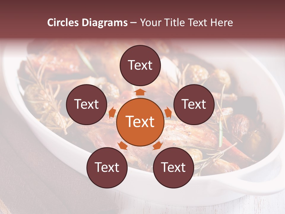 Dish Meat Close Up PowerPoint Template