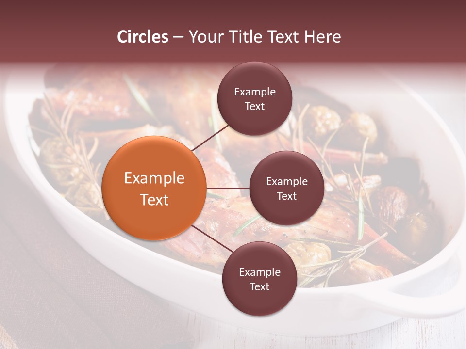 Dish Meat Close Up PowerPoint Template
