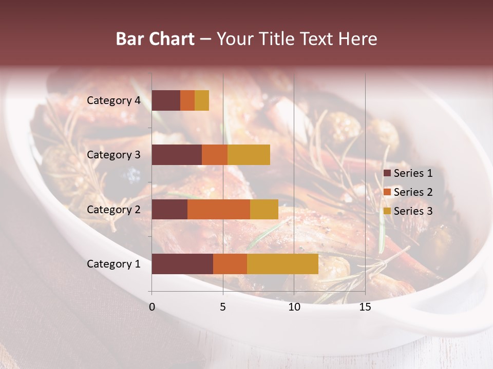 Dish Meat Close Up PowerPoint Template