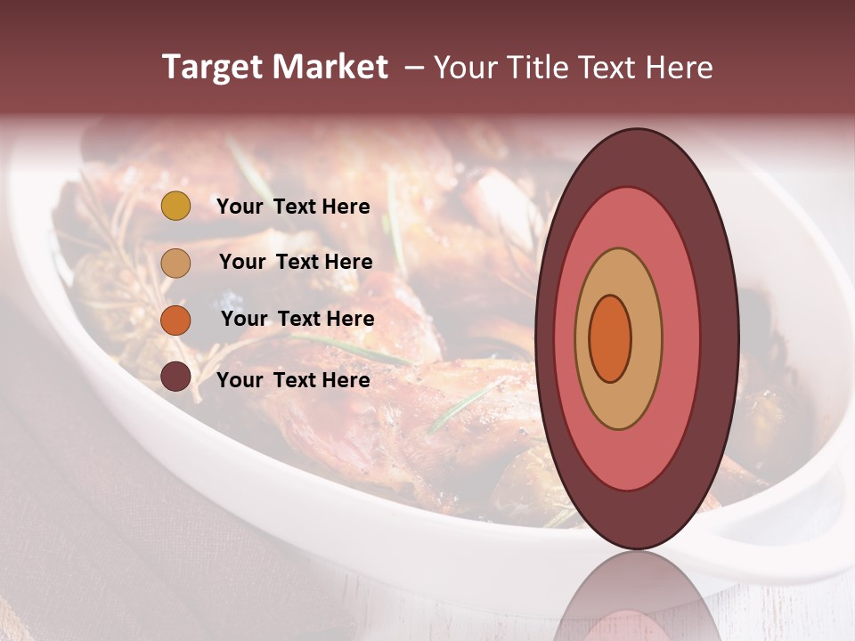 Dish Meat Close Up PowerPoint Template