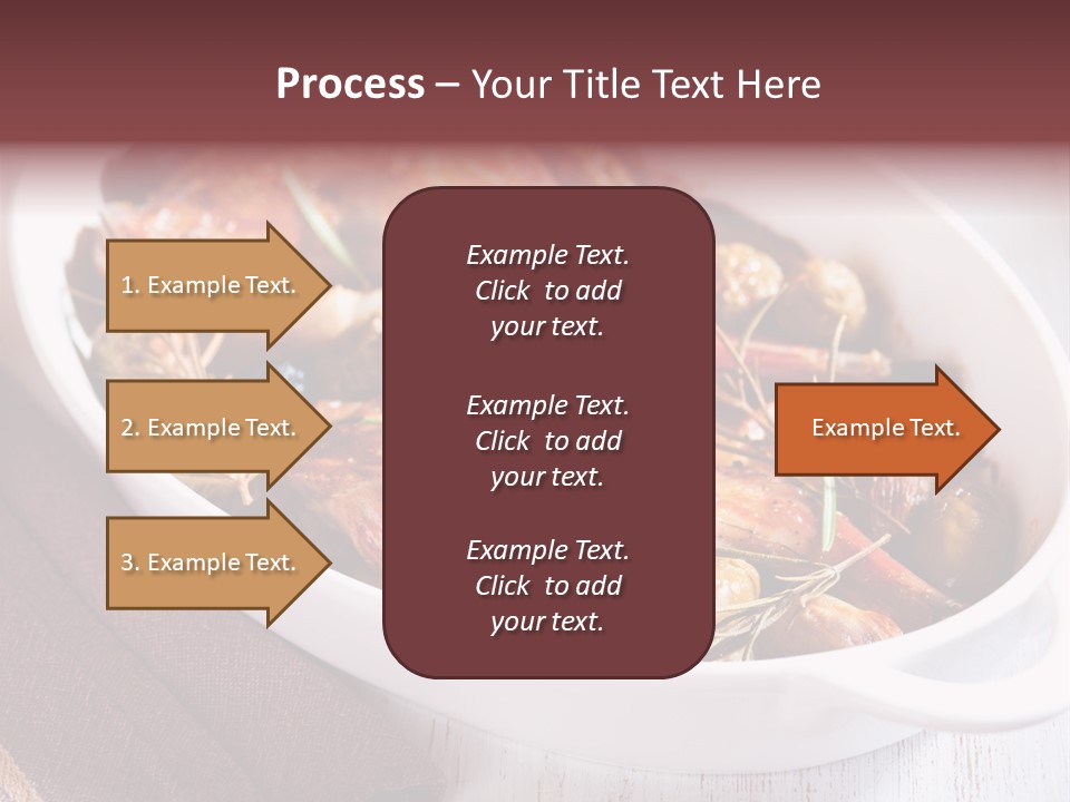 Dish Meat Close Up PowerPoint Template