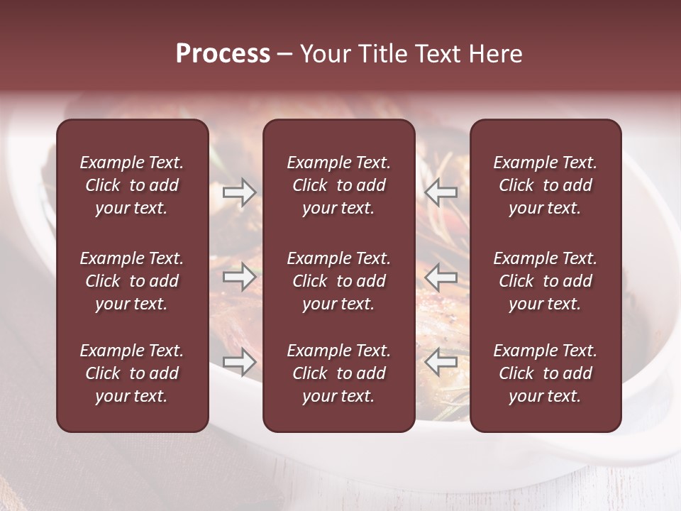 Dish Meat Close Up PowerPoint Template