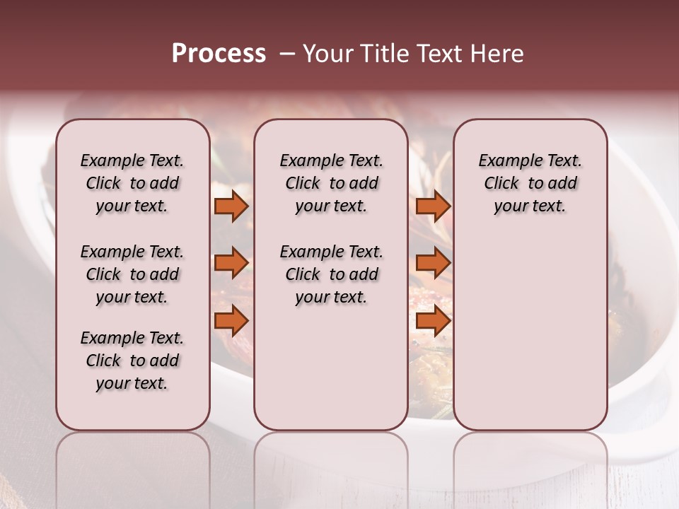 Dish Meat Close Up PowerPoint Template