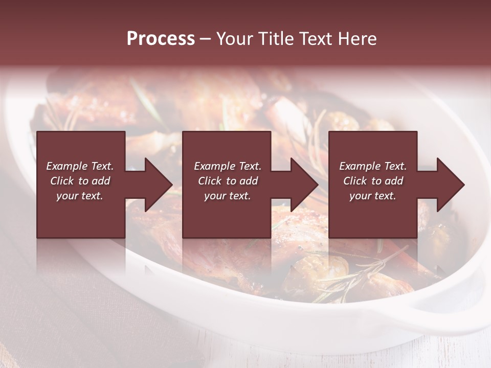 Dish Meat Close Up PowerPoint Template