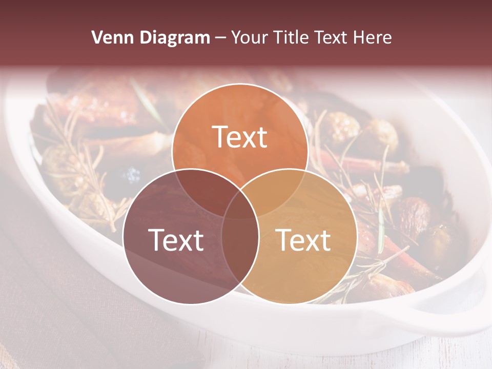 Dish Meat Close Up PowerPoint Template