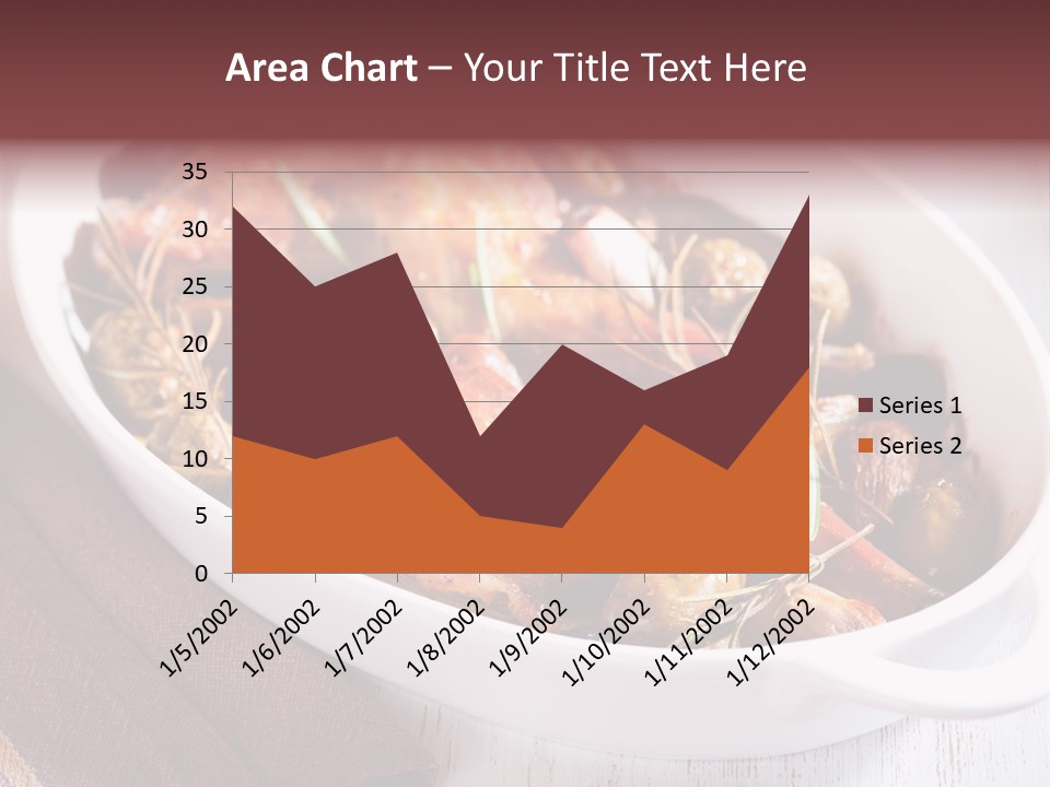 Dish Meat Close Up PowerPoint Template