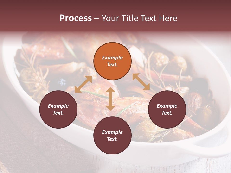 Dish Meat Close Up PowerPoint Template