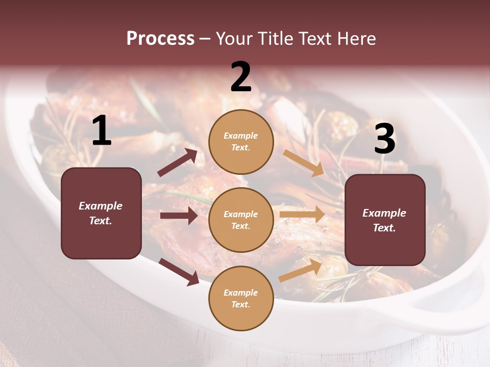 Dish Meat Close Up PowerPoint Template