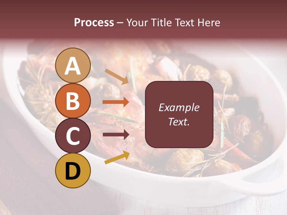 Dish Meat Close Up PowerPoint Template