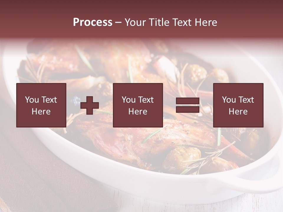 Dish Meat Close Up PowerPoint Template