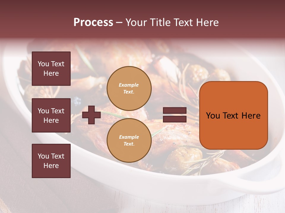 Dish Meat Close Up PowerPoint Template