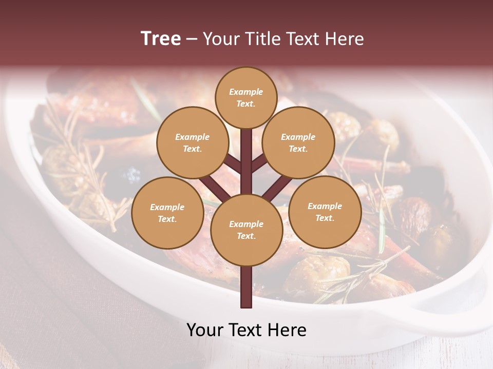 Dish Meat Close Up PowerPoint Template