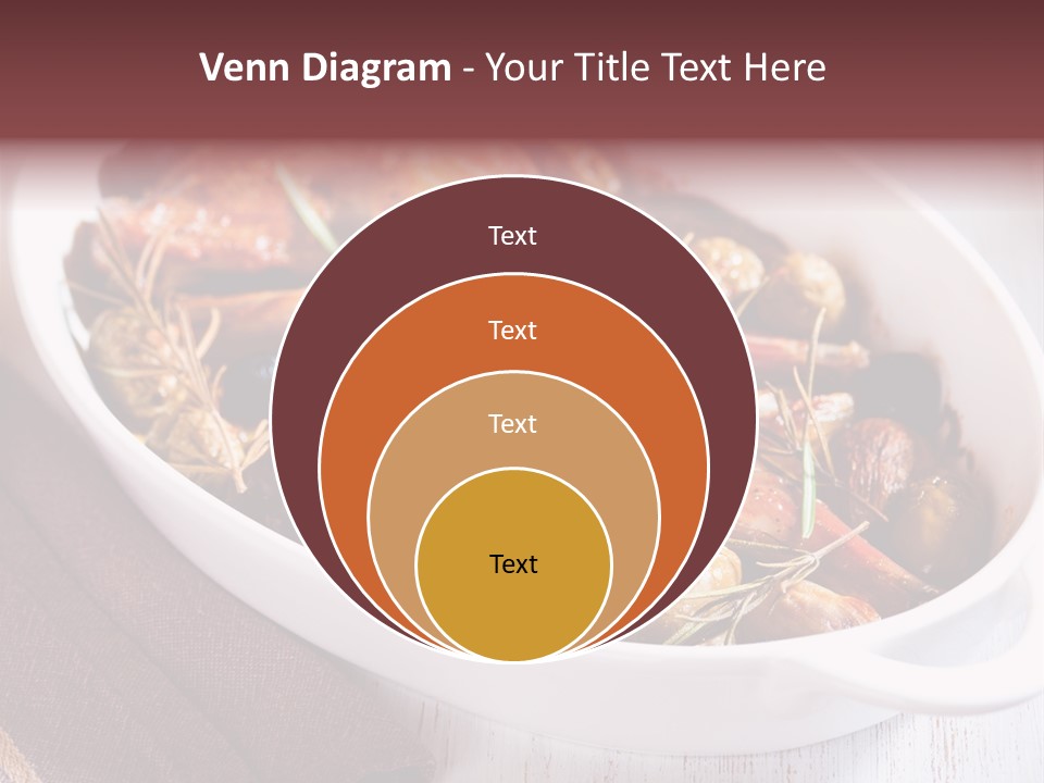 Dish Meat Close Up PowerPoint Template