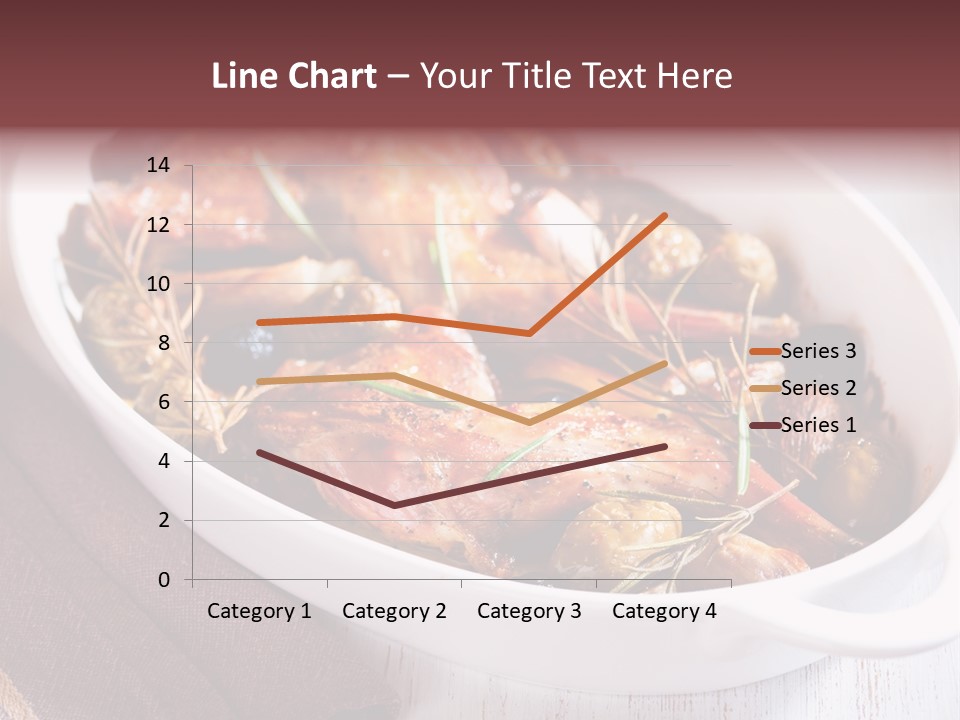 Dish Meat Close Up PowerPoint Template