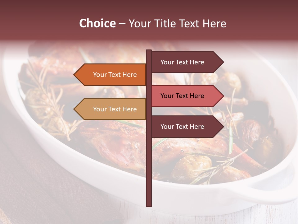 Dish Meat Close Up PowerPoint Template