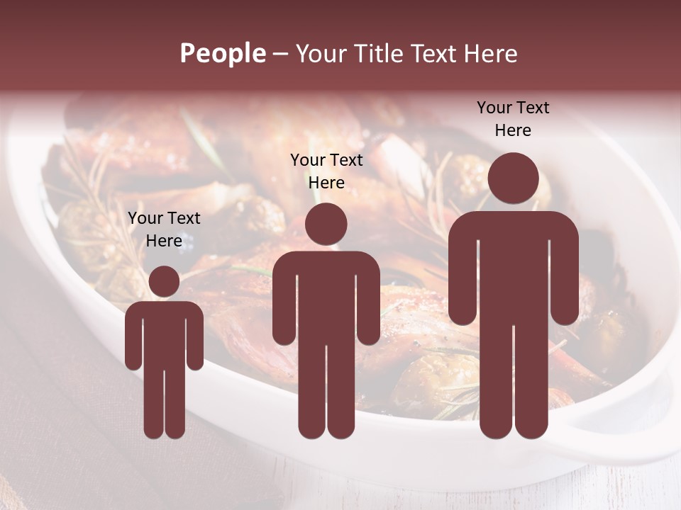 Dish Meat Close Up PowerPoint Template