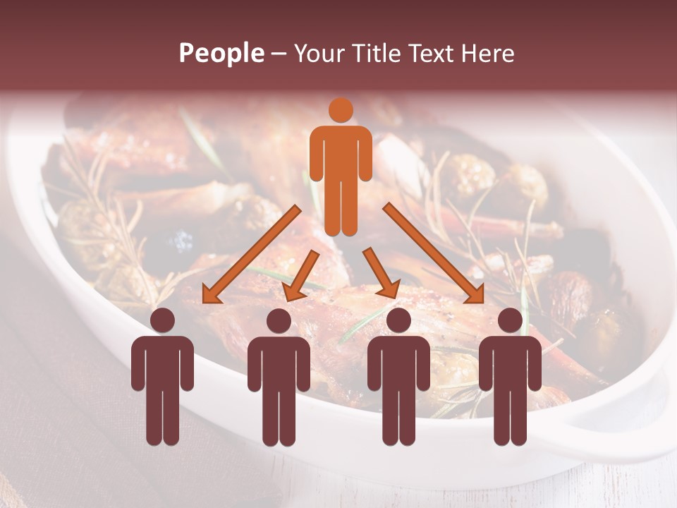 Dish Meat Close Up PowerPoint Template